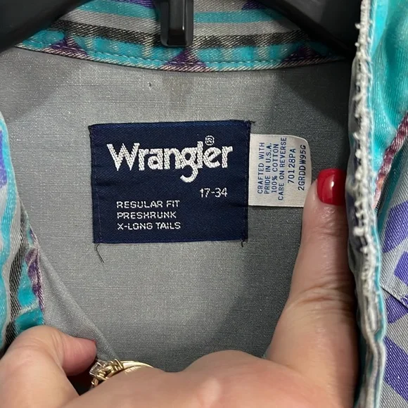 Wrangler Vintage Regular Fit X-Long Tails size 17-34 - Picture 5 of 8